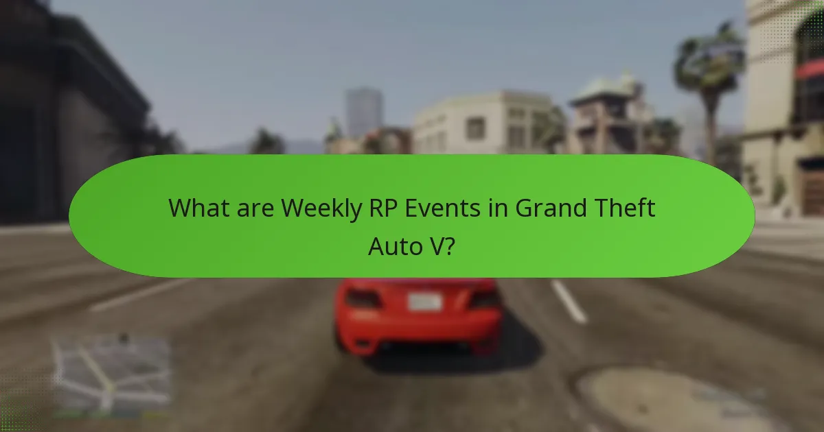 What Special Missions are available during Weekly RP Events?