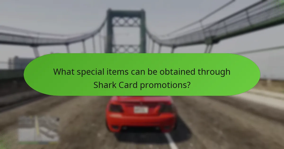 What special items can be obtained through Shark Card promotions?